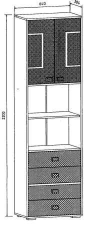 Шкаф для документов Урбани