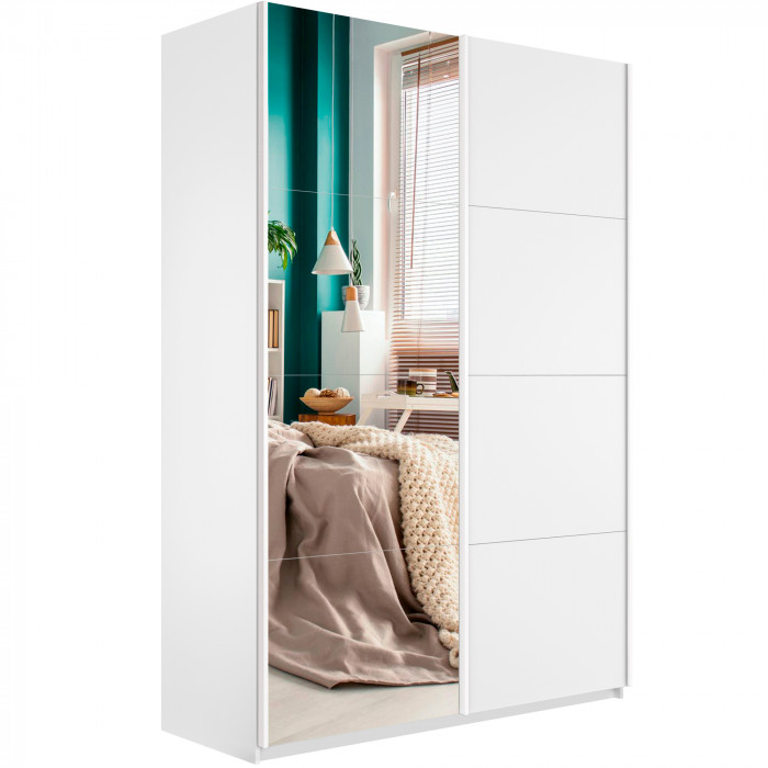 Шкаф-купе Прайм 2-х дв. с зеркалом 1200 Е1