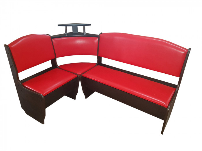 Кухонный уголок большой Нео красный