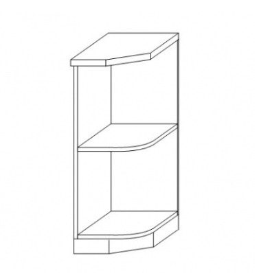 Шкаф нижний 300 полки открытые Скала