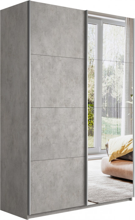 Шкаф-купе Прайм 2-х дв. с зеркалом 1400 Е1