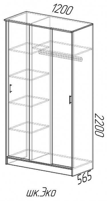 Шкаф-купе Эко