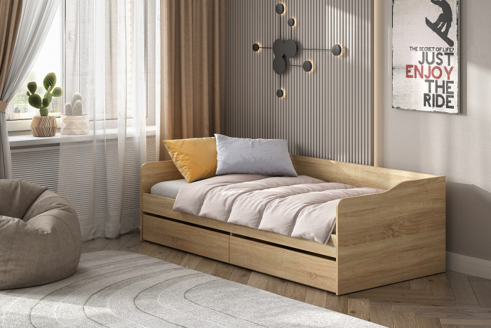 Кровать-диван КР-1 NN-мебель Серия 2 (с основанием ЛДСП)