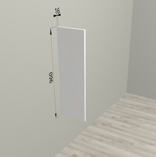 Фасад декоративный 960 для верхних шкафов Санвут