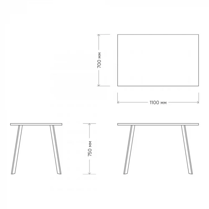 Стол обеденный Слим