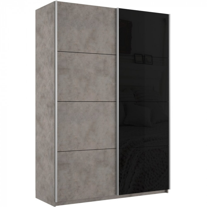 Шкаф-купе Прайм 2-х дв. со стеклом 1200 Е1