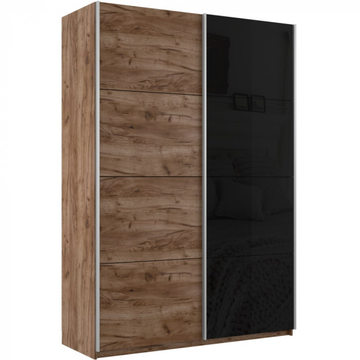 Шкаф-купе Прайм 2-х дв. со стеклом 1200 Е1