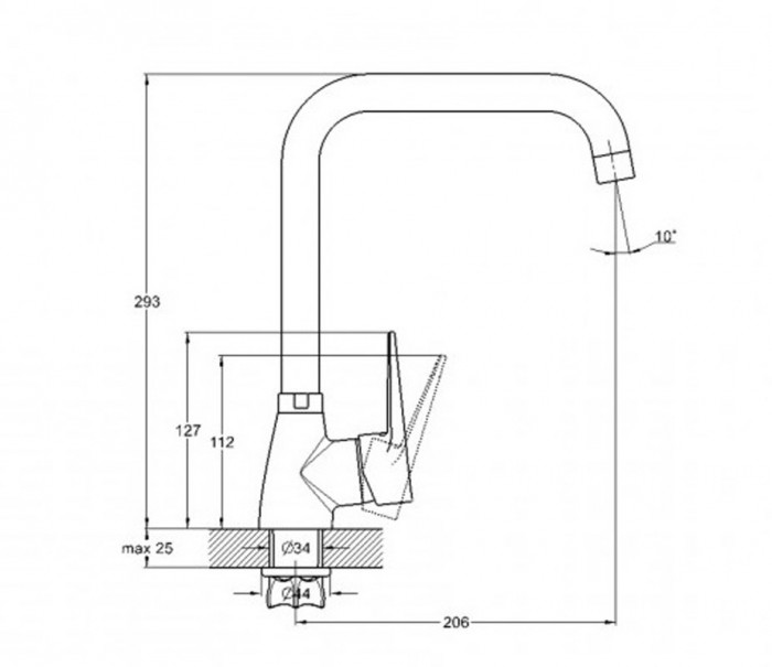 Смеситель Карельский Камень КК/MB-007