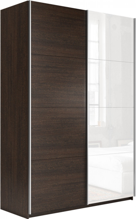 Шкаф-купе Прайм 2-х дв. со стеклом 1400 Е1