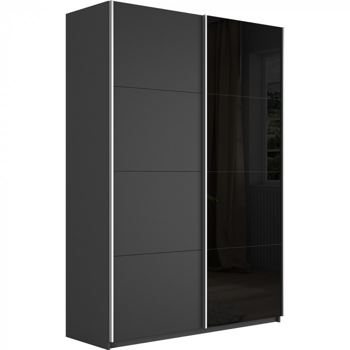 Шкаф-купе Прайм 2-х дв. со стеклом 1400 Е1