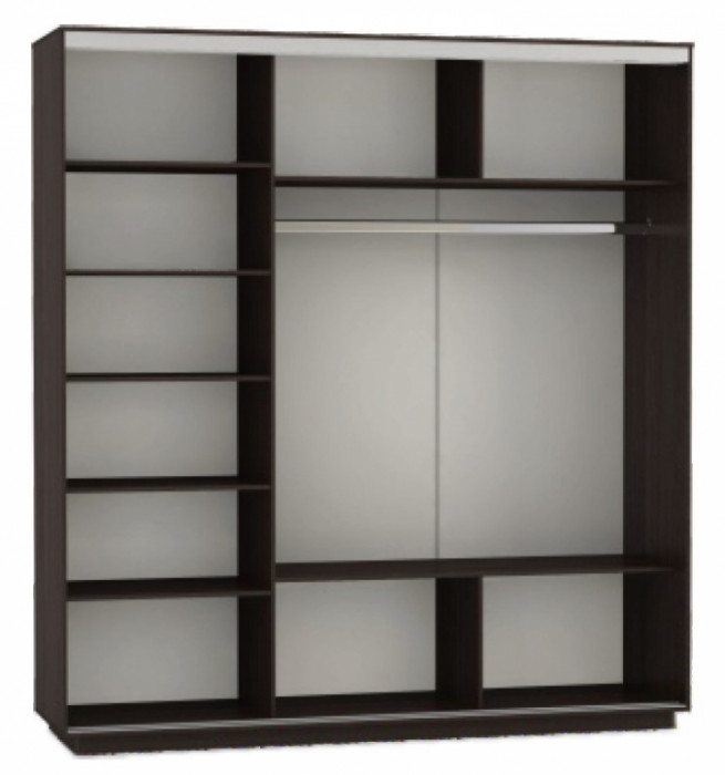 Шкаф-купе Трио Фото Экспресс 2400 Е1