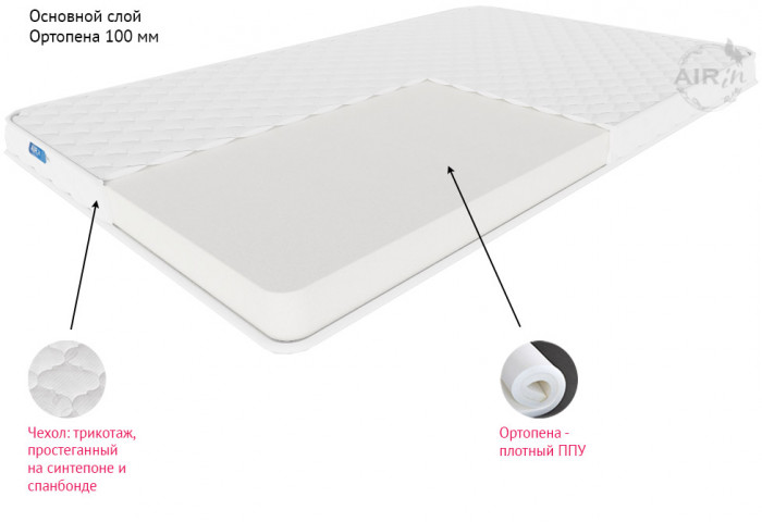 Матрас Ортопена 10 трикотаж