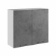 Шкаф верхний 800/900 Лофт ДСВ (Серый, Бетон светлый ДСВ)