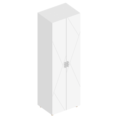 Шкаф 2-ств. с 2-мя отделениями Сандра