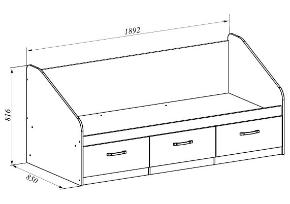 Кровать Аленка уценка