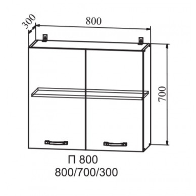 Шкаф верхний 800 Скала