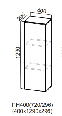 Пенал-надстройка 400 720/296 Бостон