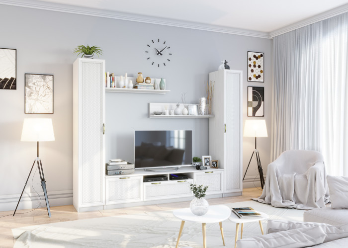 Шкаф-пенал с полками ГА-02 Александрия