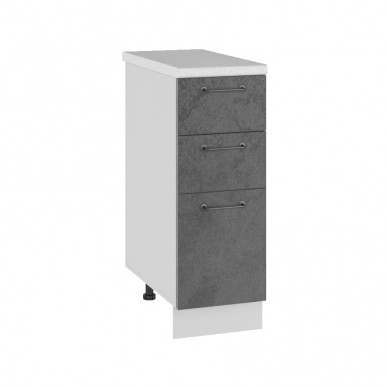 Шкаф нижний 300 3 ящика Лофт ДСВ