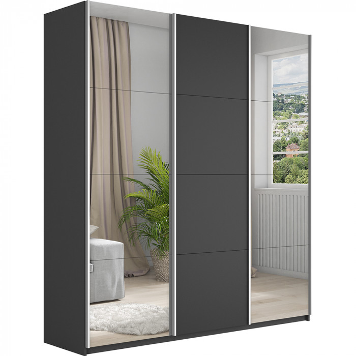 Шкаф-купе Прайм 3-х дв. с 2 зеркалами 1800 Е1