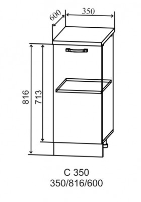 Шкаф нижний 350 Тренто