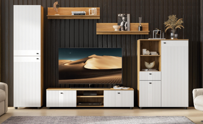 Пенал со стеклом Милан