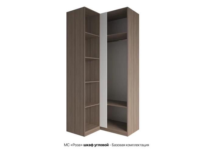 Шкаф угловой без фасада Роза
