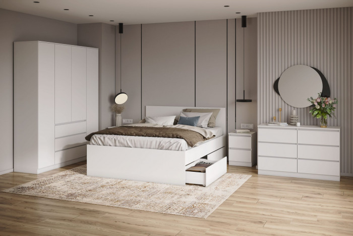 Кровать 1600.1 Мори (без ящиков)