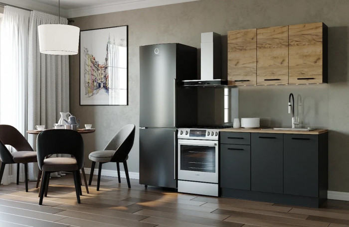 Кухонный гарнитур Дели 1200 мм (стол. 26 мм)