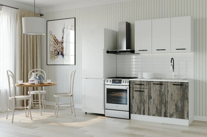 Кухонный гарнитур Руанда 1200 мм (стол. 26 мм)