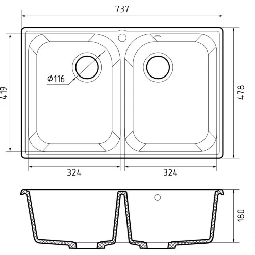 Мойка GranFest-Quarz Z-15