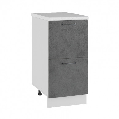 Шкаф нижний 400 комод 2 ящика Лофт ДСВ