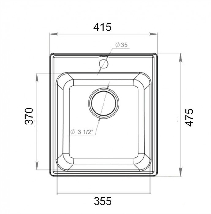 Мойка GranFest-Quarz Z-17