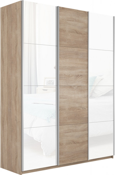 Шкаф-купе Прайм 3-х дв. с 2 стеклами 1800 Е1
