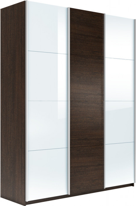 Шкаф-купе Прайм 3-х дв. с 2 стеклами 1800 Е1