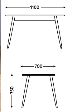 Стол обеденный Брик (стекло с фотопечатью)