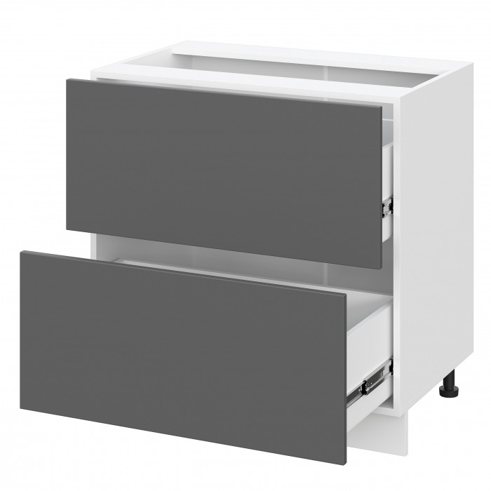 Шкаф нижний 800 с 2-я ящиками Кельн