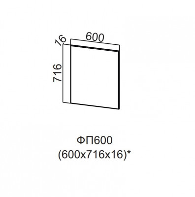 Фасад для посудомоечной машины 600 Модус СВ
