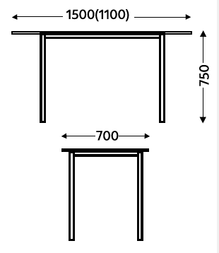 Стол Норд раздвижной (стекло с фотопечатью)