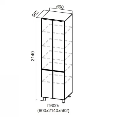 Пенал 600/2140 глухой Модерн New СВ