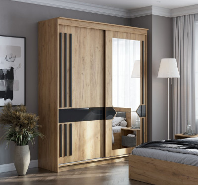 Шкаф-купе №25 Блэк 1700