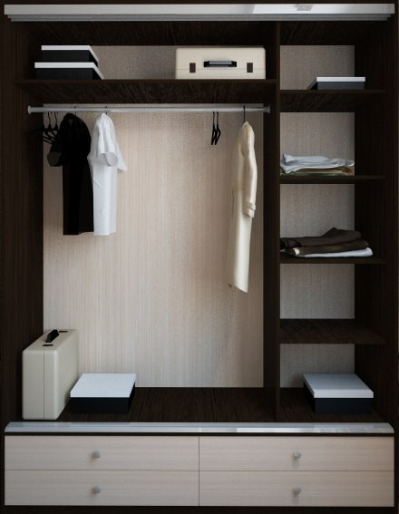 Шкаф-купе Ольга 1500 с зеркалами