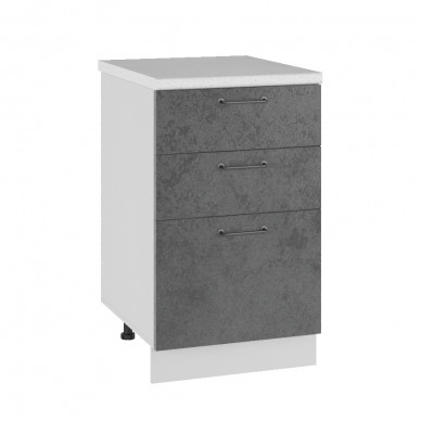 Шкаф нижний 500 3 ящика Лофт ДСВ