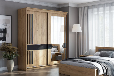 Шкаф-купе №25 Блэк 2000