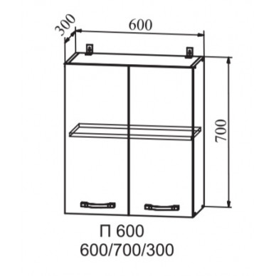 Шкаф верхний 600 Ройс