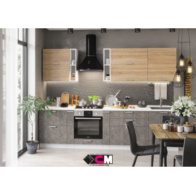 Кухня Бетон  №1