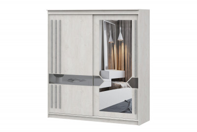 Шкаф-купе №25 Грей 2000