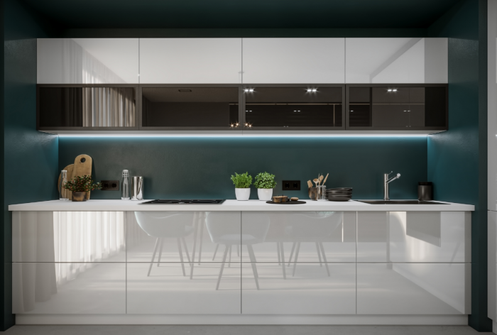 Панель декоративная для верхнего шкафа 550х350 Бостон