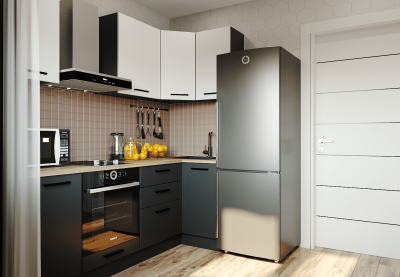 Кухонный гарнитур угловой Вегас-2200х1000 (стол. 26 мм)