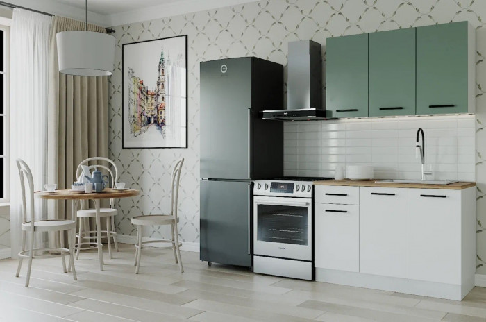 Кухонный гарнитур Муссон 1200 мм (стол. 26 мм)